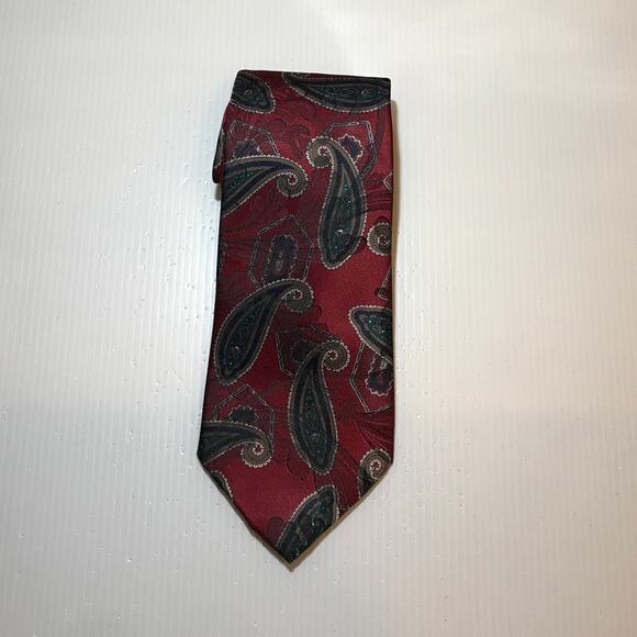 Executive Collection Paisley Classic Wide Men Necktie - Picture 1 of 5